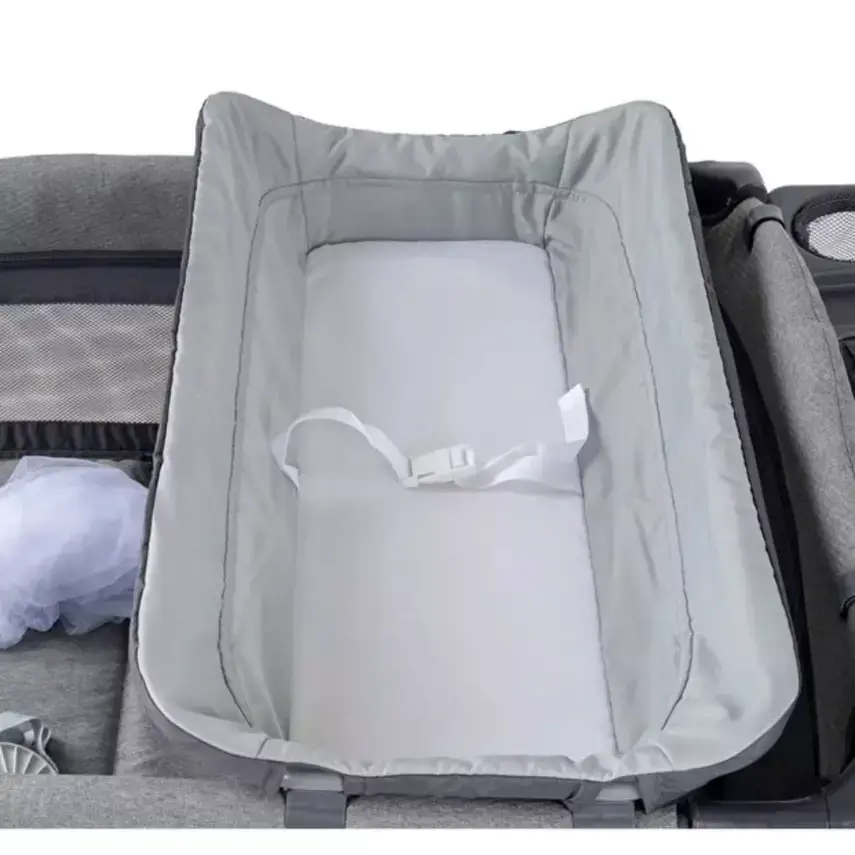 Prego 8069 Elips Plus Anne Yanı Oyun Parkı 70x120 cm Gri